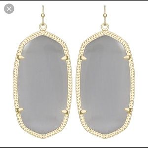 Kendra Scott Danielle Slate Grey Earrings